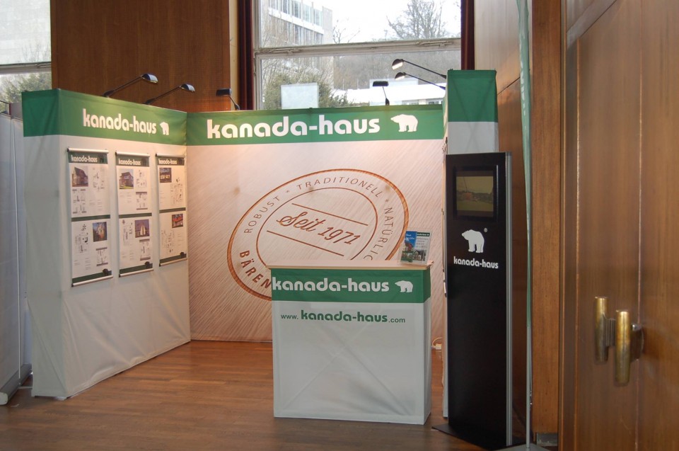 Messestand kanada-haus